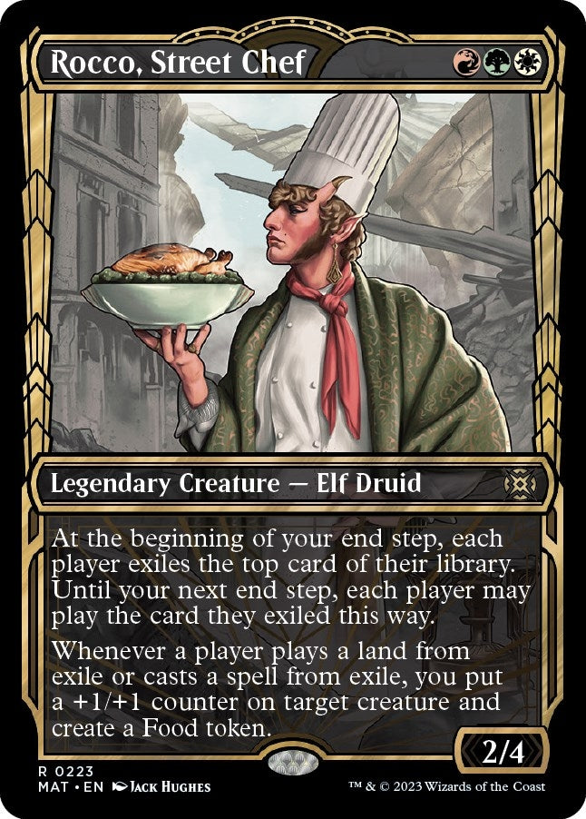 Image for Rocco, Street Chef (Halo Foil) (March of the Machine: The Aftermath) (223) - Magic: The Gathering