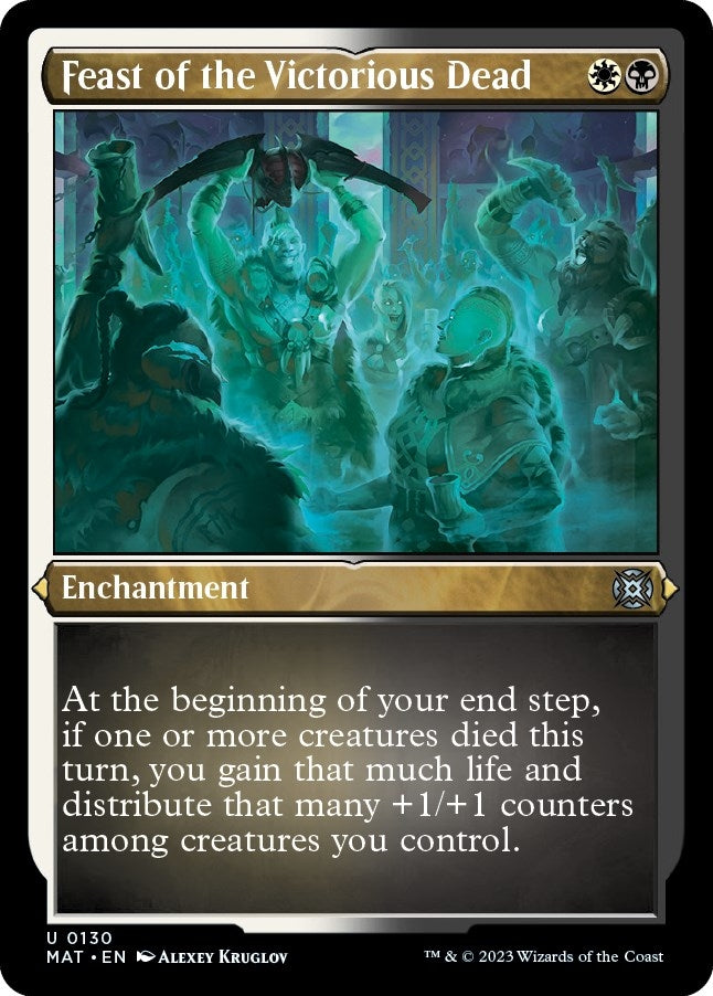 Image for Feast of the Victorious Dead (Foil Etched) (March of the Machine: The Aftermath) (130) - Magic: The Gathering