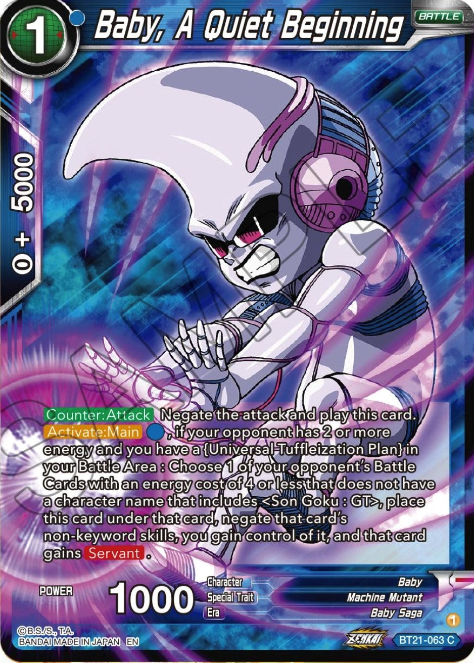 Image for Baby, A Quiet Beginning (Wild Resurgence) (BT21-063) - Dragon Ball Super: Masters