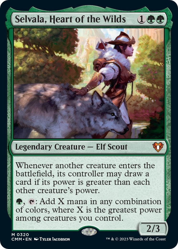 Image for Selvala, Heart of the Wilds (Commander Masters) (320) - Magic: The Gathering
