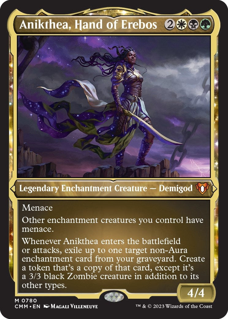 Image for Anikthea, Hand of Erebos (Display Commander) (Foil Etched) - Thick Stock (Commander Masters) (780) - Magic: The Gathering
