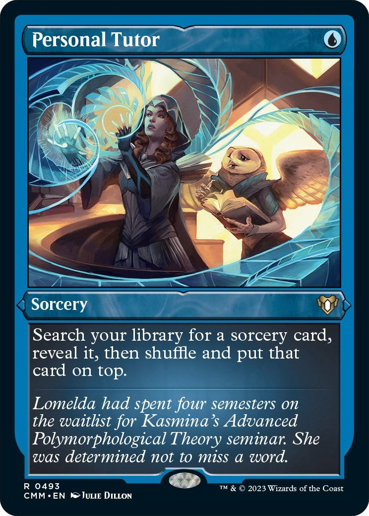 Image for Personal Tutor (Foil Etched) (Commander Masters) (493) - Magic: The Gathering