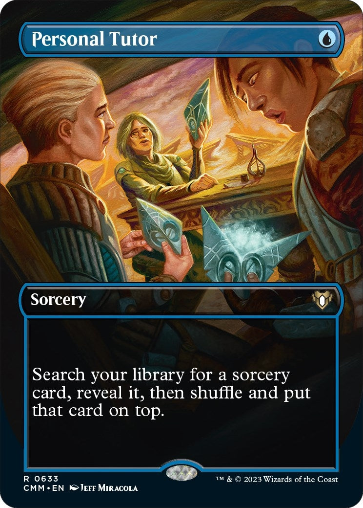 Image for Personal Tutor (Borderless) (Commander Masters) (633) - Magic: The Gathering