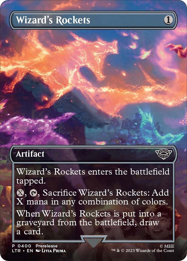 Image for Wizard's Rockets (Borderless) (Universes Beyond: The Lord of the Rings: Tales of Middle-earth) (400) - Magic: The Gathering