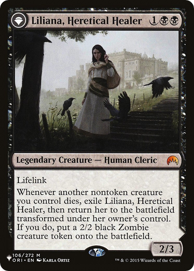 Image for Liliana, Heretical Healer (The List Reprints) (106) - Magic: The Gathering