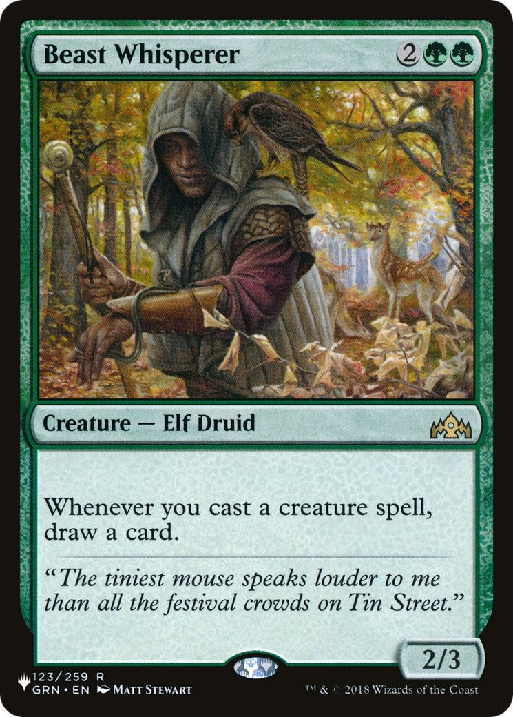 Image for Beast Whisperer (The List Reprints) (123) - Magic: The Gathering