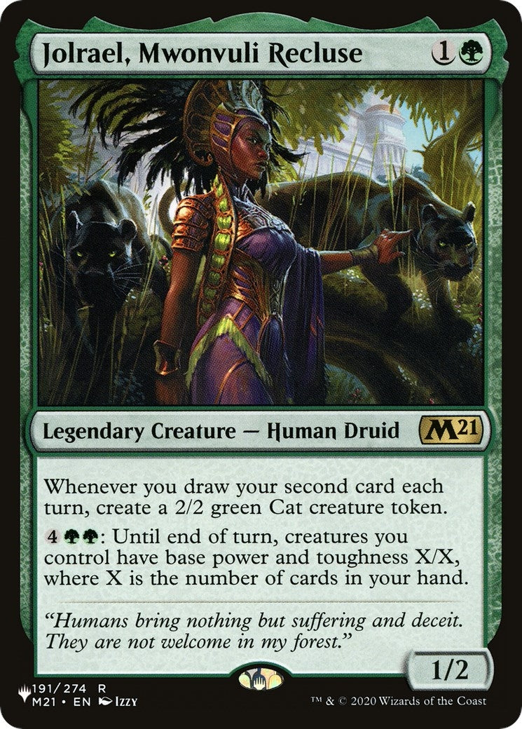Image for Jolrael, Mwonvuli Recluse (The List Reprints) (191) - Magic: The Gathering