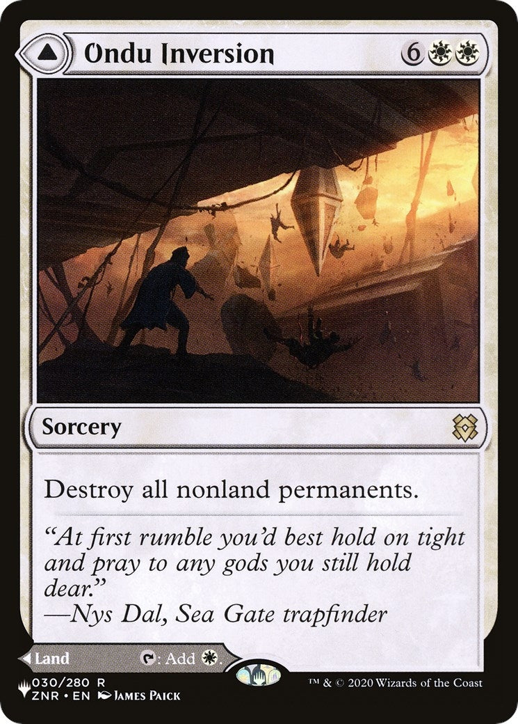 Image for Ondu Inversion (The List Reprints) (30) - Magic: The Gathering