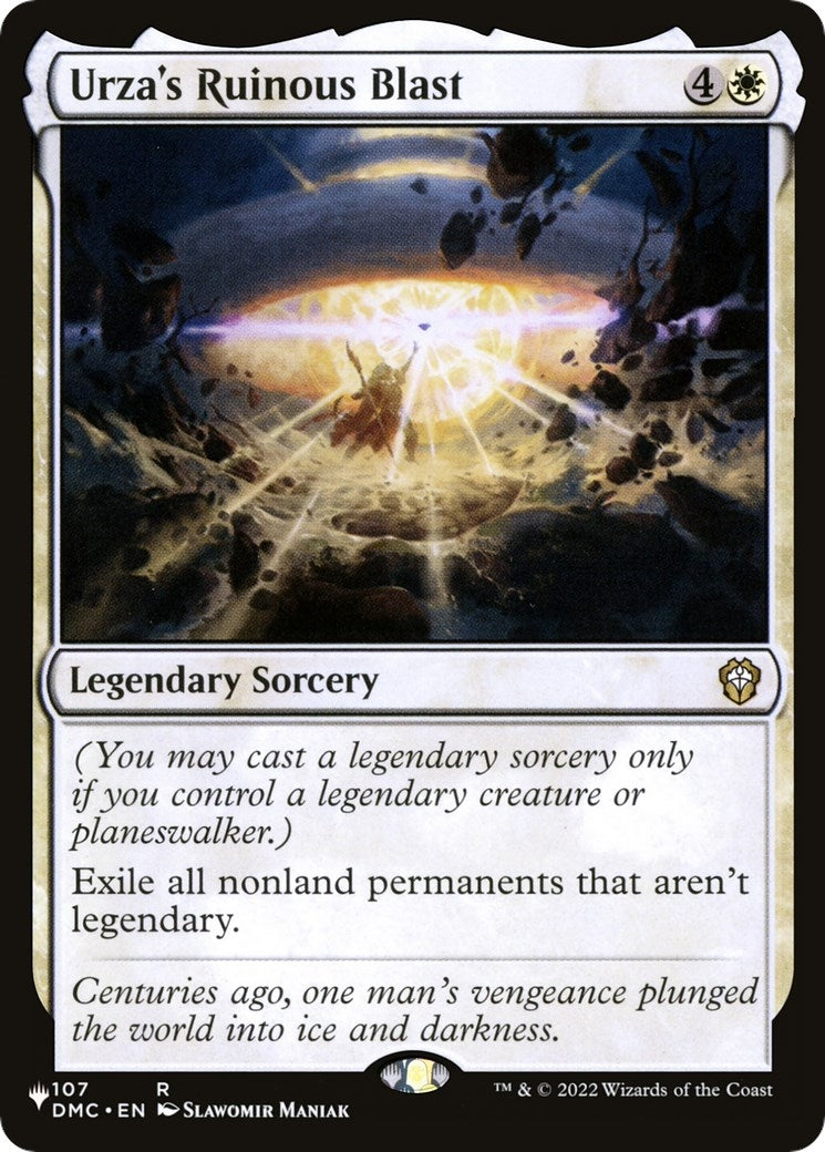 Image for Urza's Ruinous Blast (The List Reprints) (107) - Magic: The Gathering