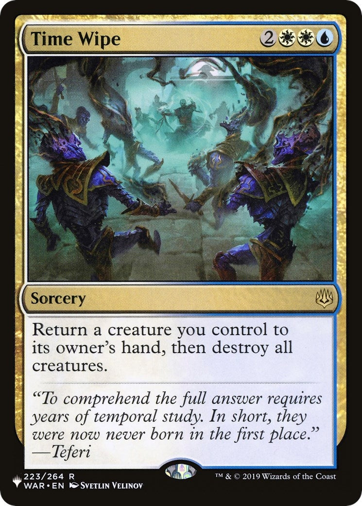 Image for Time Wipe (The List Reprints) (223) - Magic: The Gathering