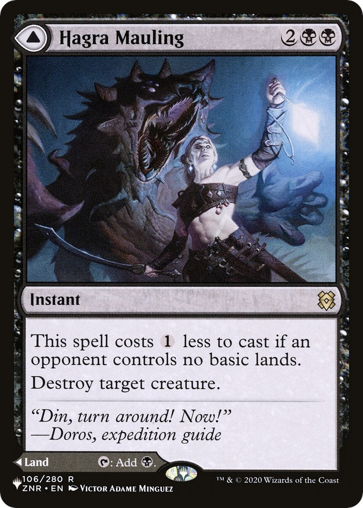 Image for Hagra Mauling (The List Reprints) (106) - Magic: The Gathering