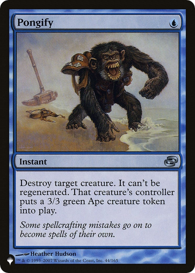 Image for Pongify (The List Reprints) (44) - Magic: The Gathering