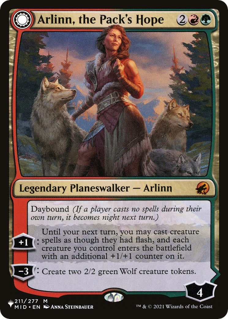 Image for Arlinn, the Pack's Hope (The List Reprints) (211) - Magic: The Gathering