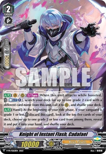 Image for Knight of Instant Flash, Cadafael (V Promo Cards) (V-PR/0263) - Cardfight Vanguard
