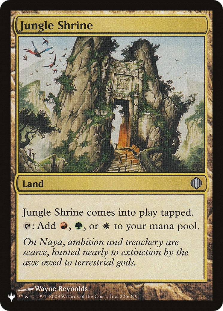 Image for Jungle Shrine (ALA) (The List Reprints) (226) - Magic: The Gathering