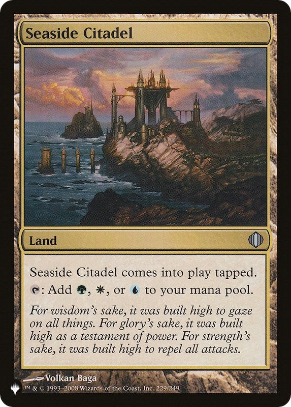 Image for Seaside Citadel (The List Reprints) (229) - Magic: The Gathering