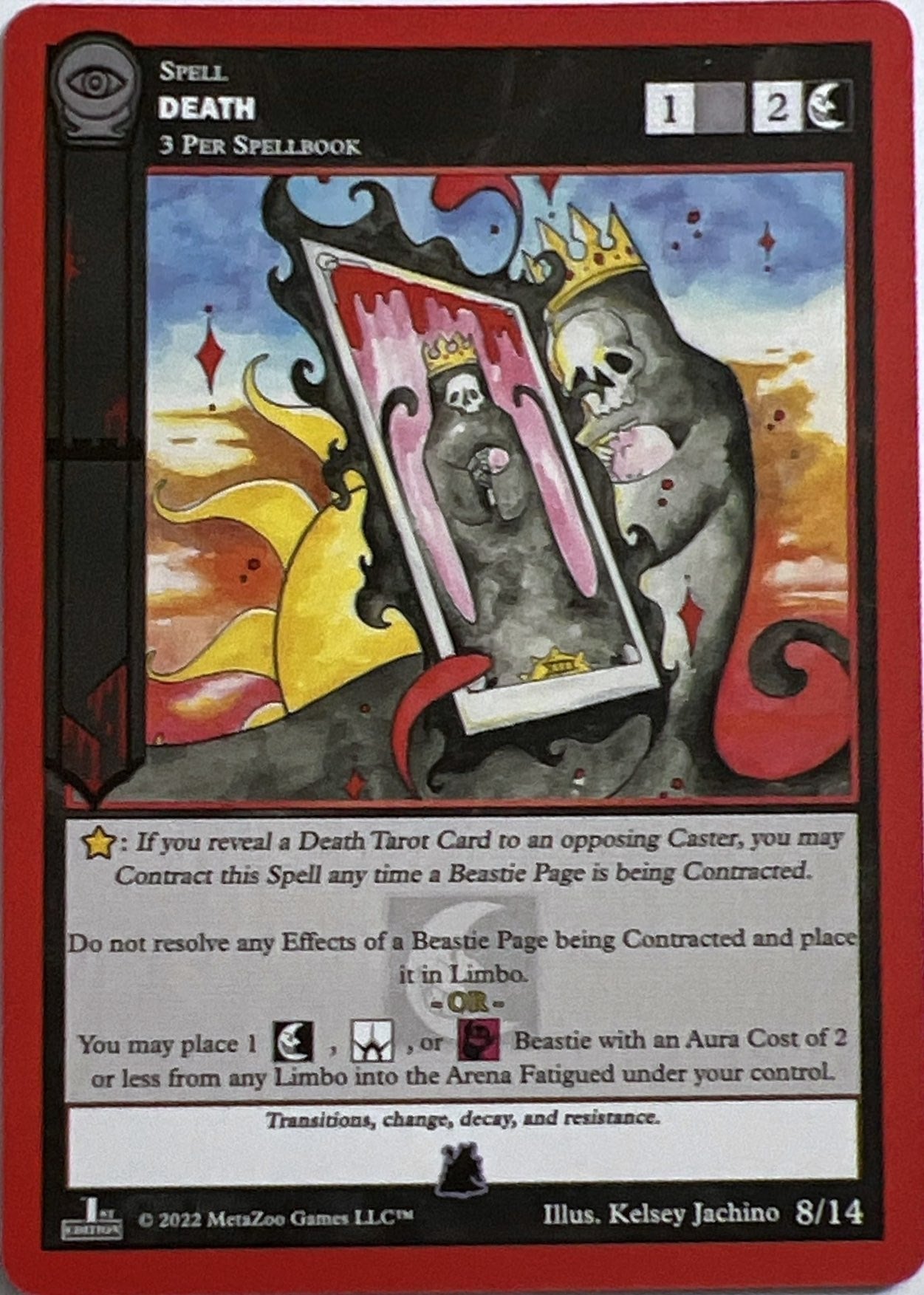 Image for Death (Seance: First Edition Release Event Deck) (8/14) - MetaZoo