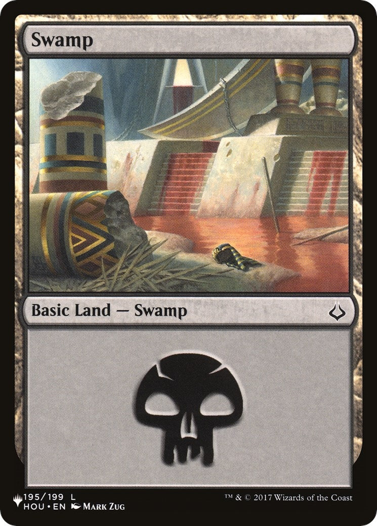 Image for Swamp (195) (The List Reprints) (195) - Magic: The Gathering