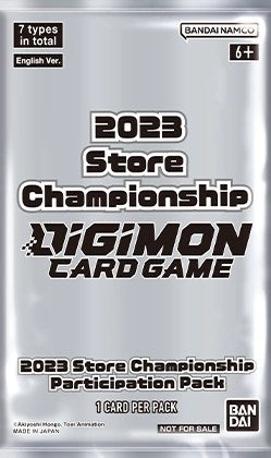 Image for 2023 Store Championship Participant Pack - Digimon Card Game