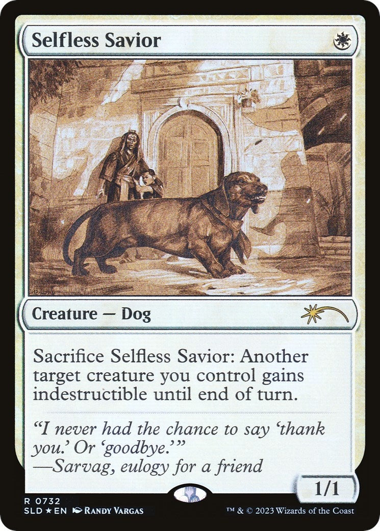 Image for Selfless Savior (Sketch Showcase) (Secret Lair Drop Series) (732) - Magic: The Gathering