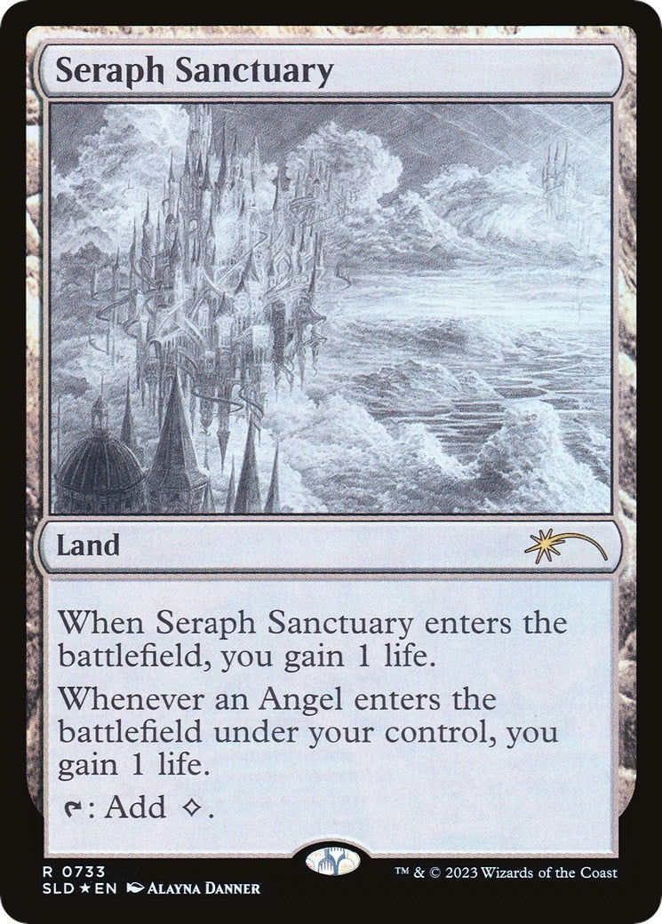 Image for Seraph Sanctuary (Sketch Showcase) (Secret Lair Drop Series) (733) - Magic: The Gathering