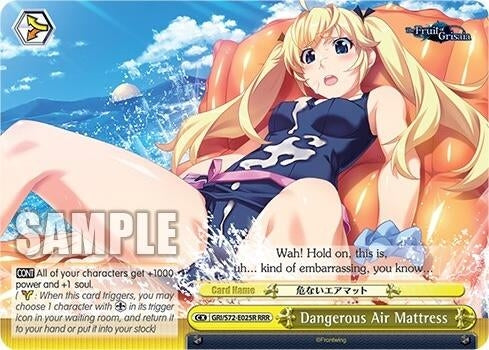 Image for Dangerous Air Mattress (RRR) (The Fruit of Grisaia) (GRI/S72-E025R RRR) - Weiss Schwarz