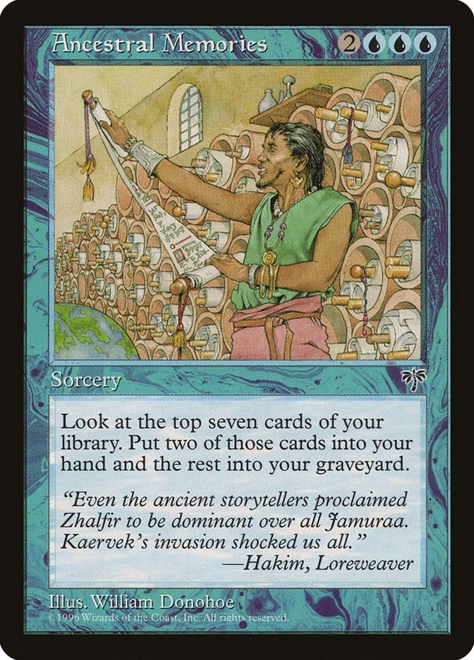 Image for Ancestral Memories (Mirage) - Magic: The Gathering