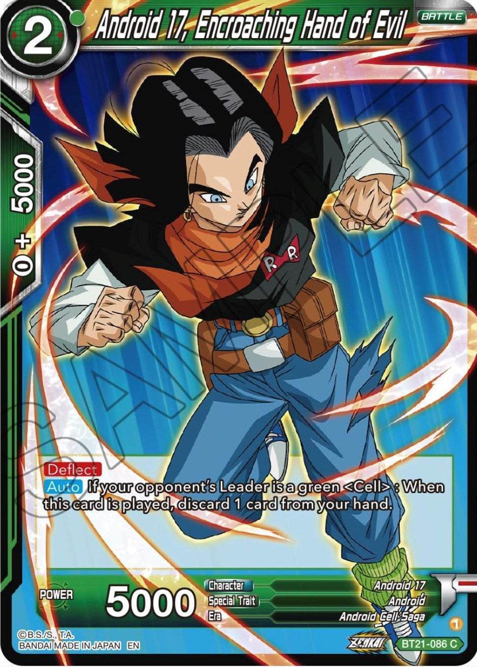 Image for Android 17, Encroaching Hand of Evil (Wild Resurgence) (BT21-086) - Dragon Ball Super: Masters