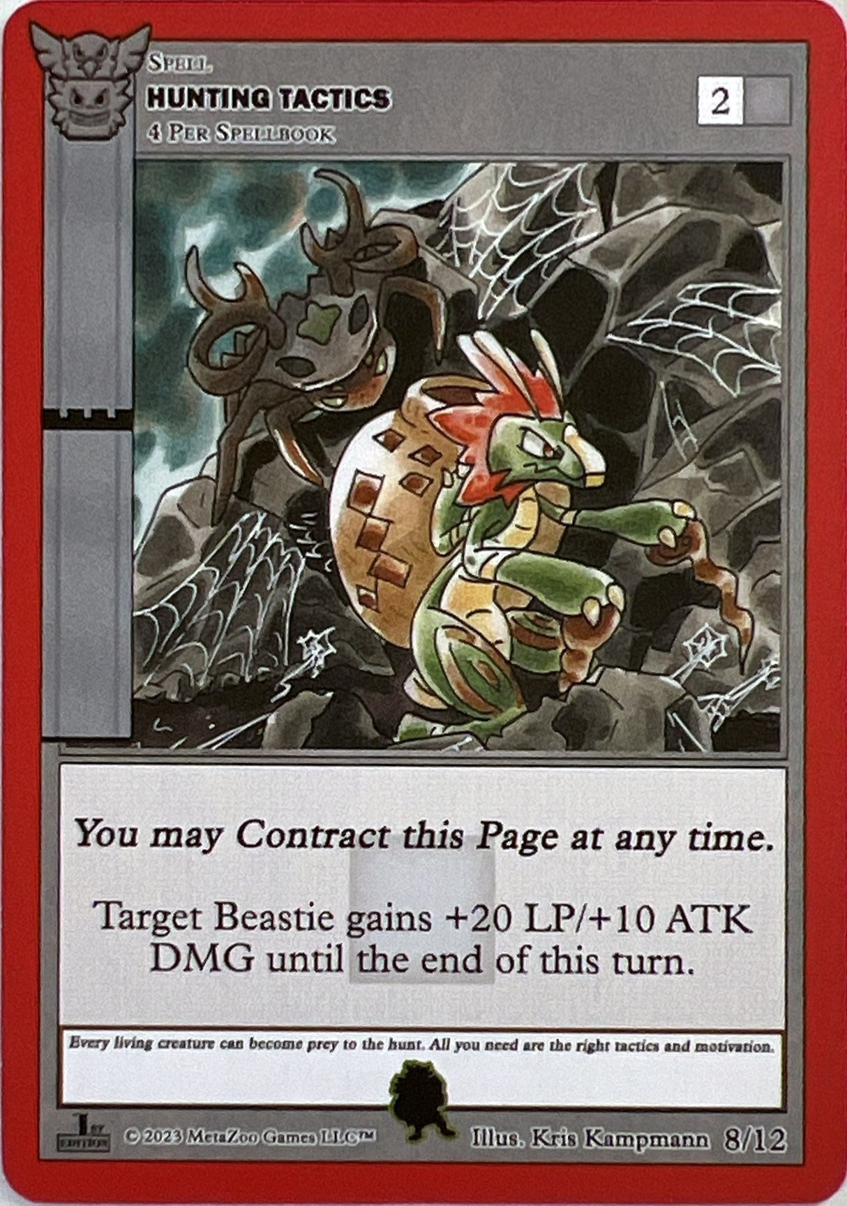 Image for Hunting Tactics (Kee-Wakw) (Native: First Edition Release Event Deck) (8/12) - MetaZoo