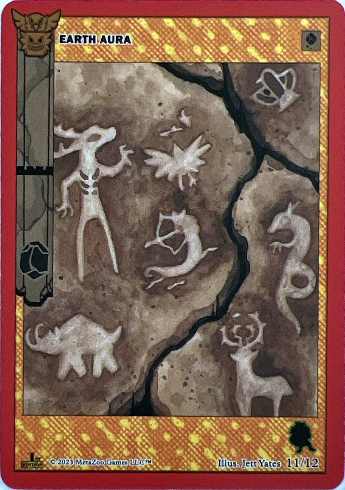 Image for Earth Aura (Kee-Wakw) (Native: First Edition Release Event Deck) (11/12) - MetaZoo