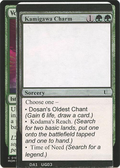 Image for Kamigawa Charm (Un-Known Event Playtest Cards) - Magic: The Gathering