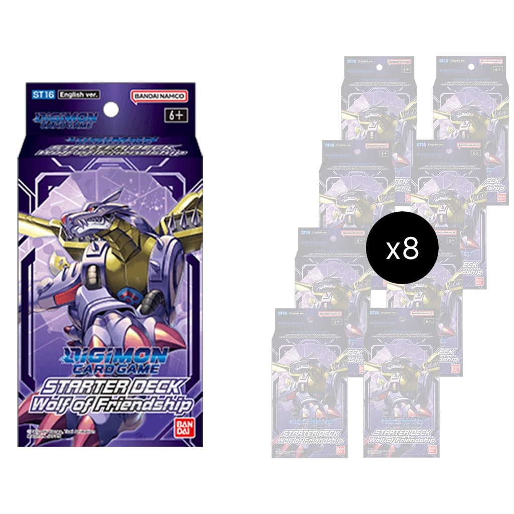 Image for Wolf of Friendship Starter Deck Display - Digimon Card Game