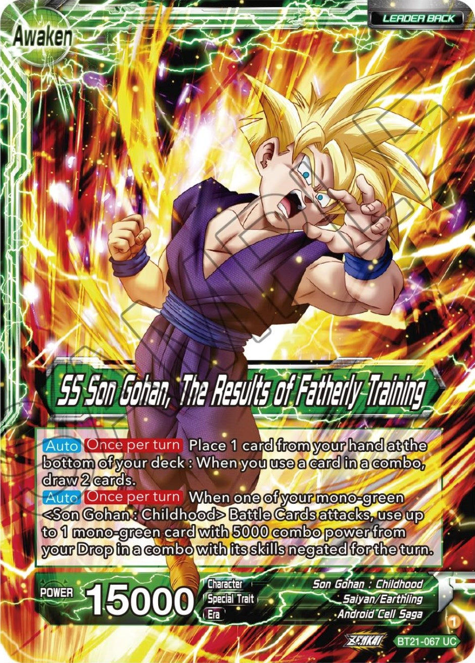 Image for Son Gohan // SS Son Gohan, The Results of Fatherly Training (Wild Resurgence) (BT21-067) - Dragon Ball Super: Masters