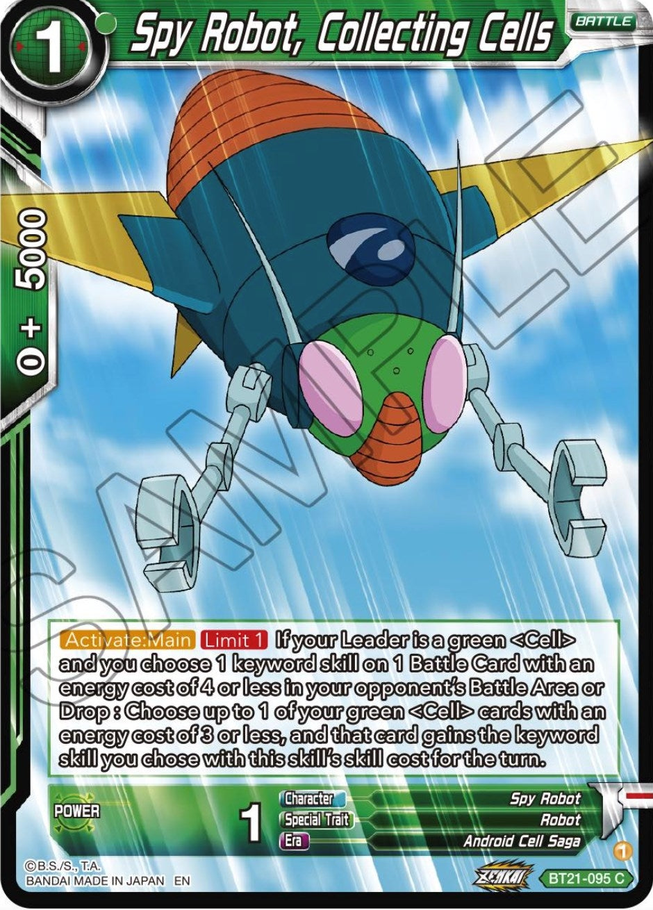 Image for Spy Robot, Collecting Cells (Wild Resurgence) (BT21-095) - Dragon Ball Super: Masters