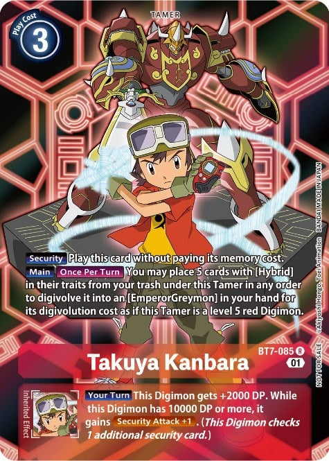Image for Takuya Kanbara (D-Scanner Alternate Art) (BT07) (BT7-085 R) - Digimon Card Game