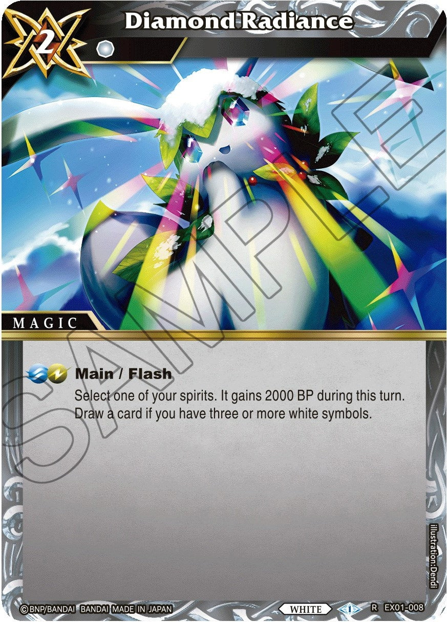 Image for Diamond Radiance (Expansion Set 01: Elemental Spark) (EX01-008) - Battle Spirits Saga