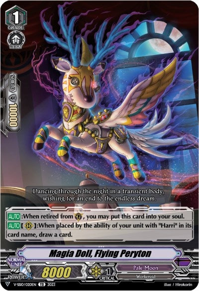 Image for Magia Doll, Flying Peryton (Foil) (V-SS10 Premium Battle Deckset 2023) (V-SS10/020EN) - Cardfight Vanguard