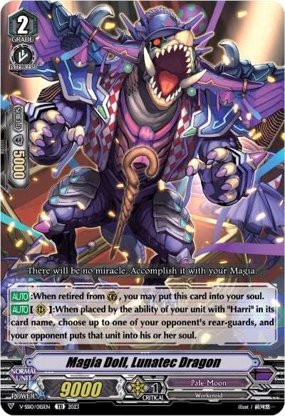 Image for Magia Doll, Lunatec Dragon (Foil) (V-SS10 Premium Battle Deckset 2023) (V-SS10/015EN) - Cardfight Vanguard