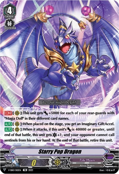 Image for Starry Pop Dragon (Foil) (V-SS10 Premium Battle Deckset 2023) (V-SS10/012EN) - Cardfight Vanguard