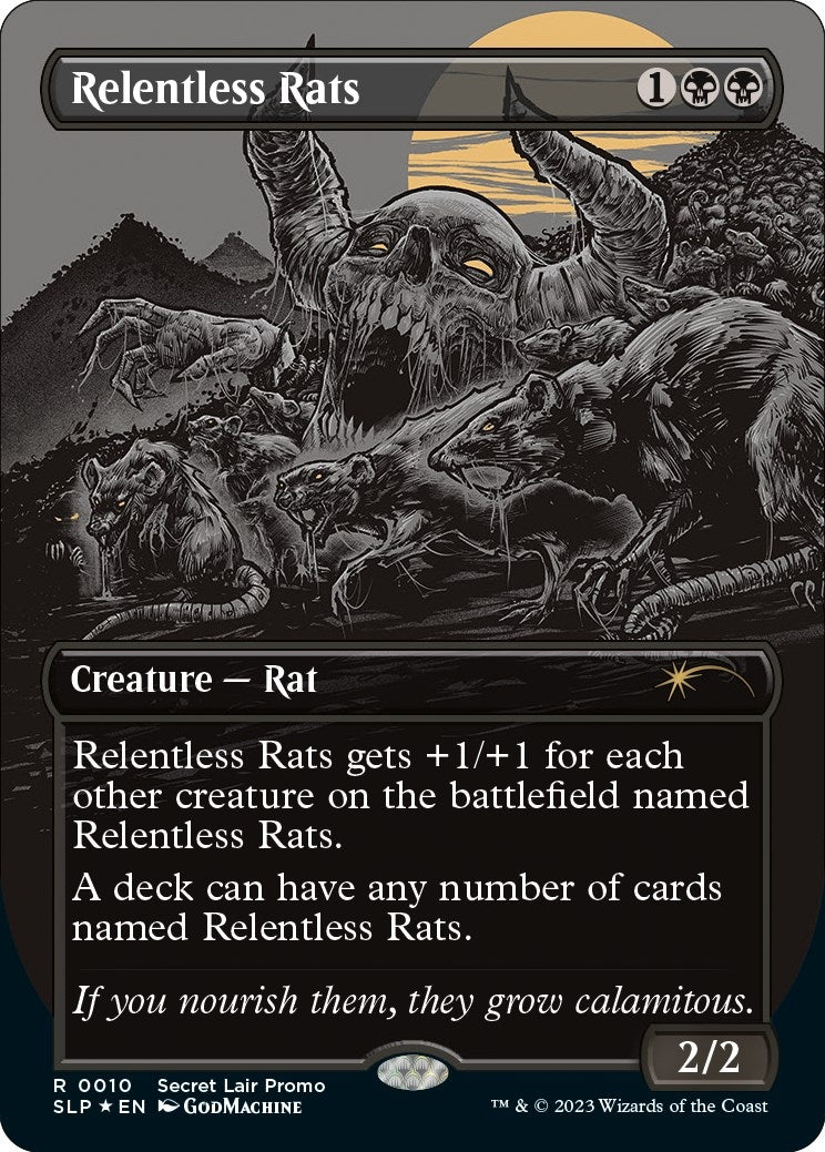 Image for Relentless Rats (0010) (Secret Lair Showdown) (10) - Magic: The Gathering