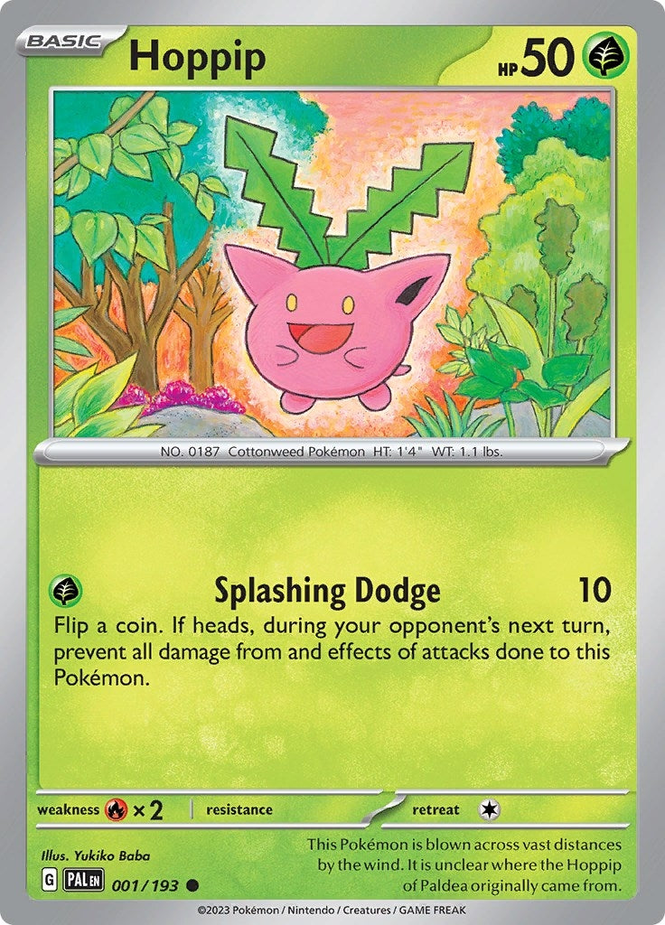 Image for Hoppip (SV02: Paldea Evolved) (001/193) - Pokemon