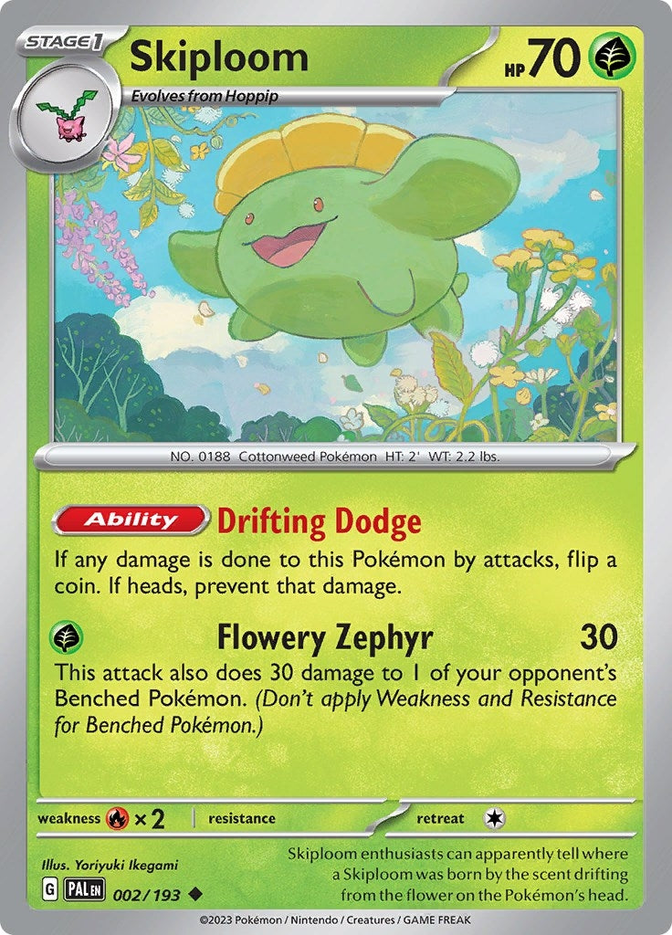 Image for Skiploom (SV02: Paldea Evolved) (002/193) - Pokemon