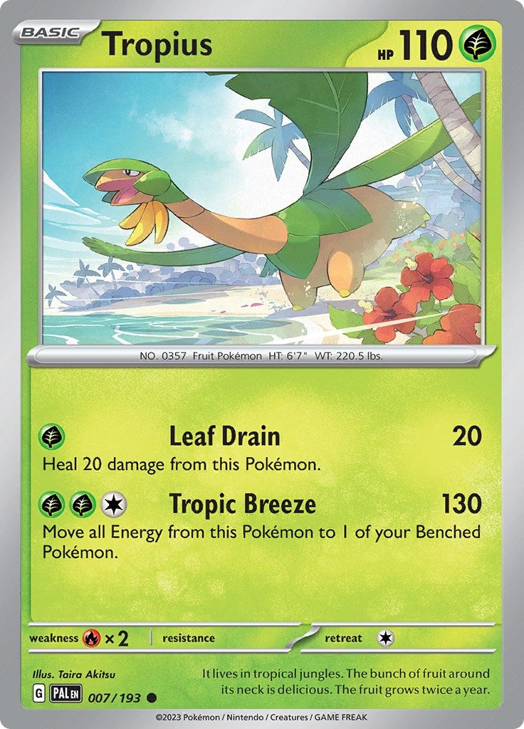 Image for Tropius (SV02: Paldea Evolved) (007/193) - Pokemon