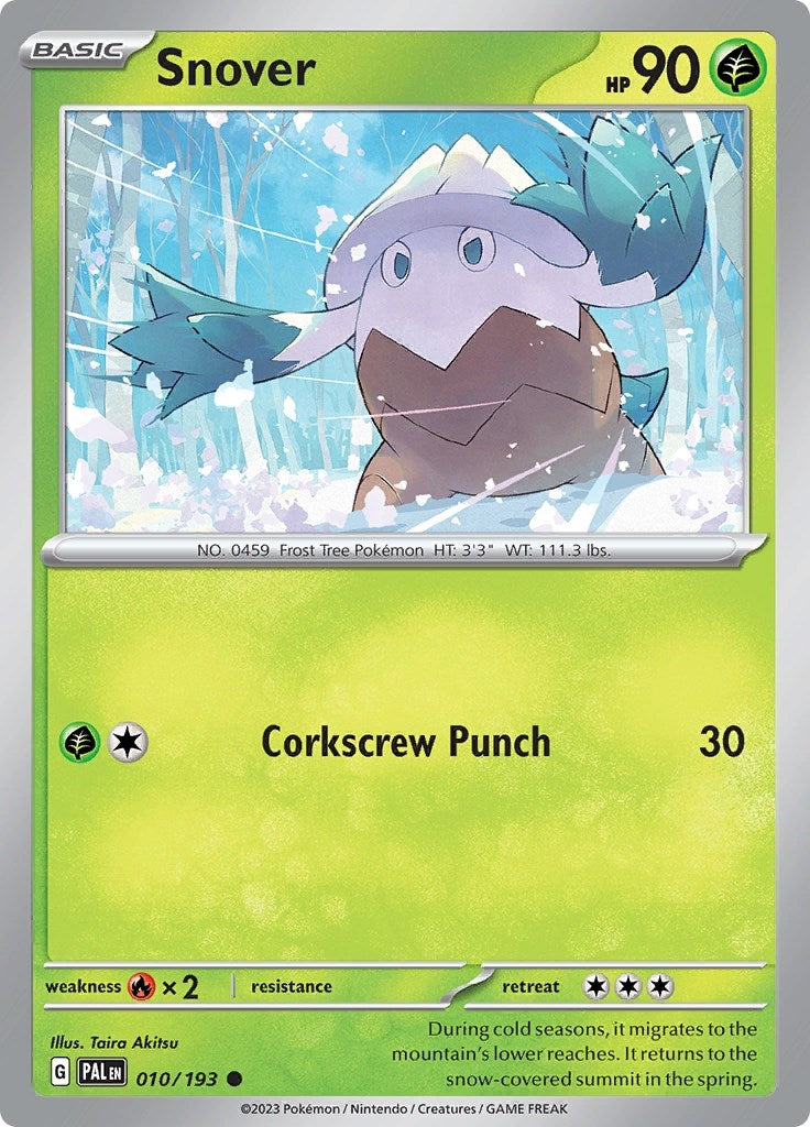 Image for Snover (SV02: Paldea Evolved) (010/193) - Pokemon