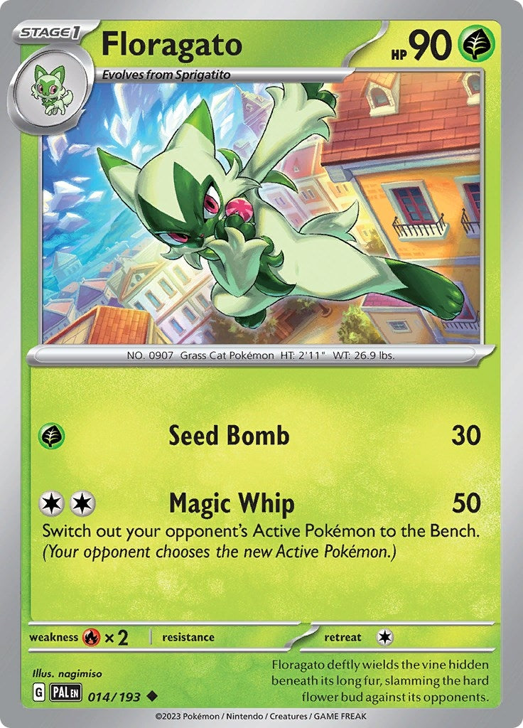 Image for Floragato (SV02: Paldea Evolved) (014/193) - Pokemon