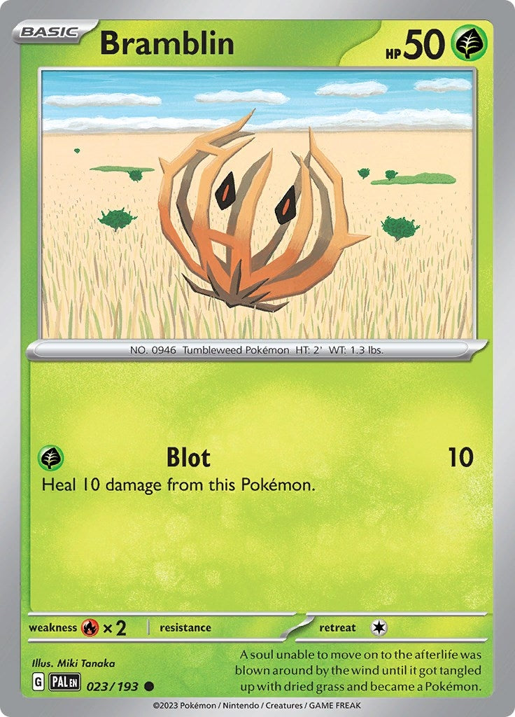 Image for Bramblin (SV02: Paldea Evolved) (023/193) - Pokemon