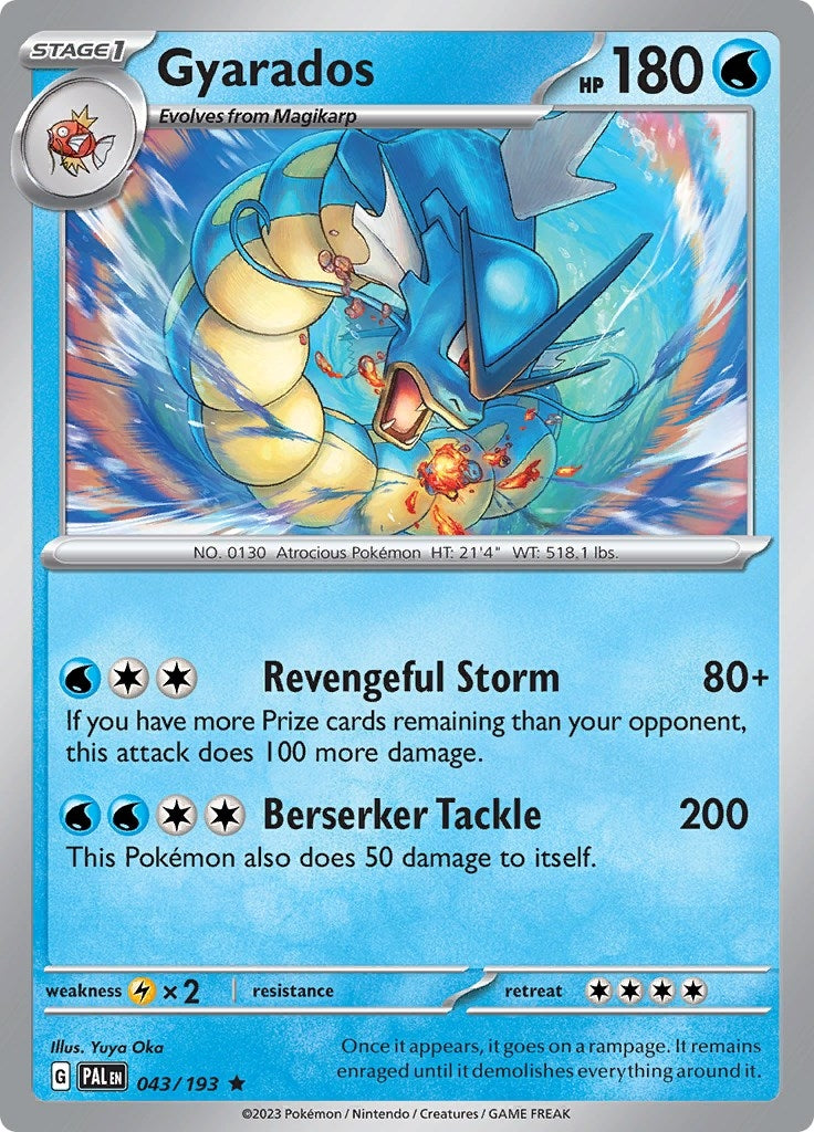 Image for Gyarados (SV02: Paldea Evolved) (043/193) - Pokemon