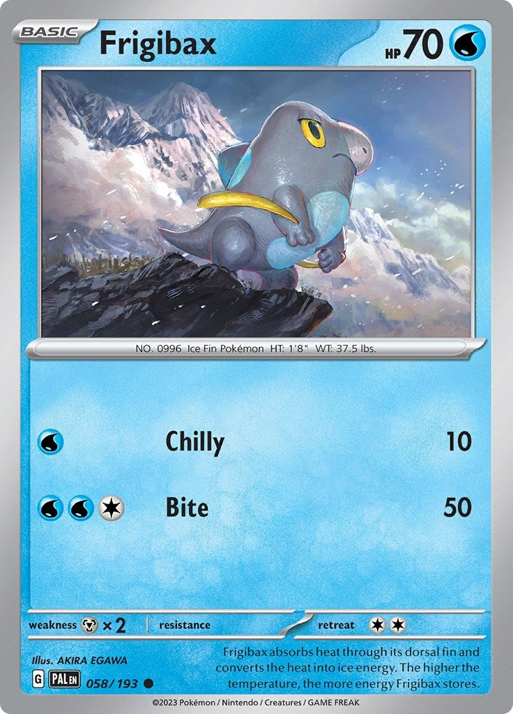 Image for Frigibax (SV02: Paldea Evolved) (058/193) - Pokemon
