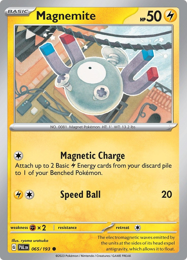 Image for Magnemite (SV02: Paldea Evolved) (065/193) - Pokemon