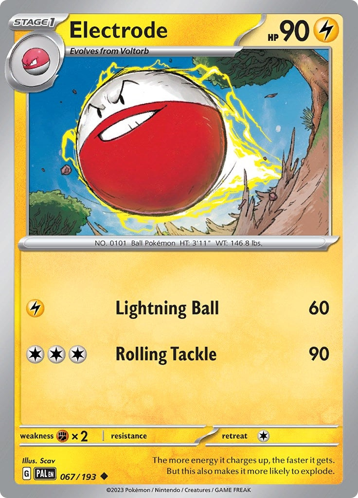 Image for Electrode (SV02: Paldea Evolved) (067/193) - Pokemon